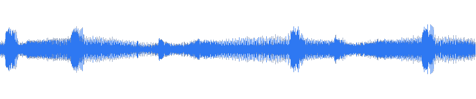 Waveform of the five-second original soundtrack used in the example