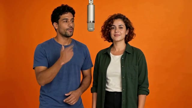 The pair in position, a frame from the actual Clico example