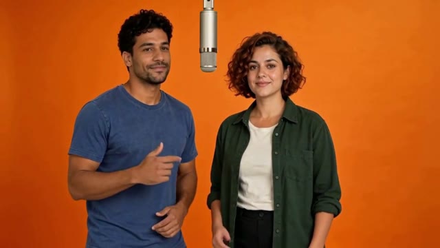 The left performer takes the lead, a frame from the actual Clico example