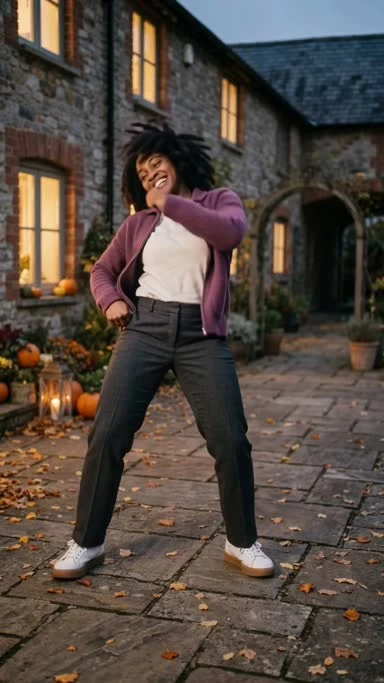 Strike the finish: a frame from the Clico solo dance example