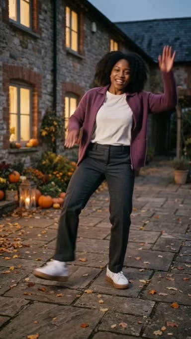 Lean into it: a frame from the Clico solo dance example