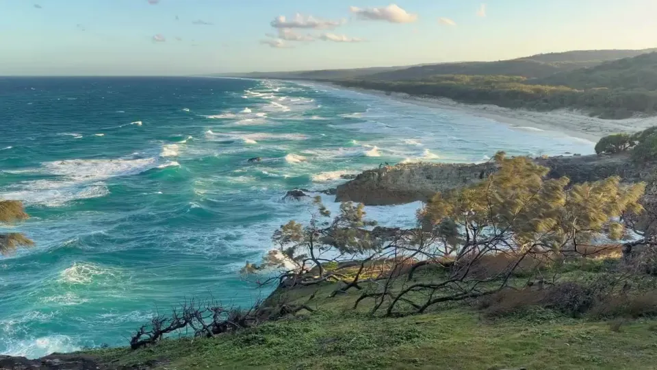 First frame of Surf along the headland